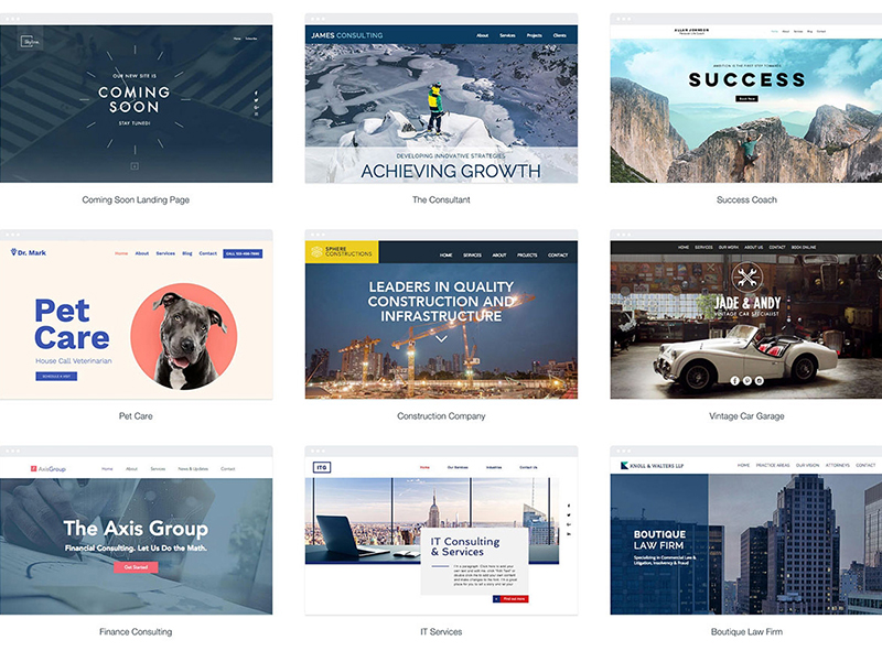 Kho giao diện website nổi bật nhất hiện nay